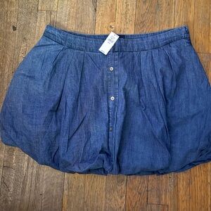 GAP Blue Denim Mini Skirt NWT